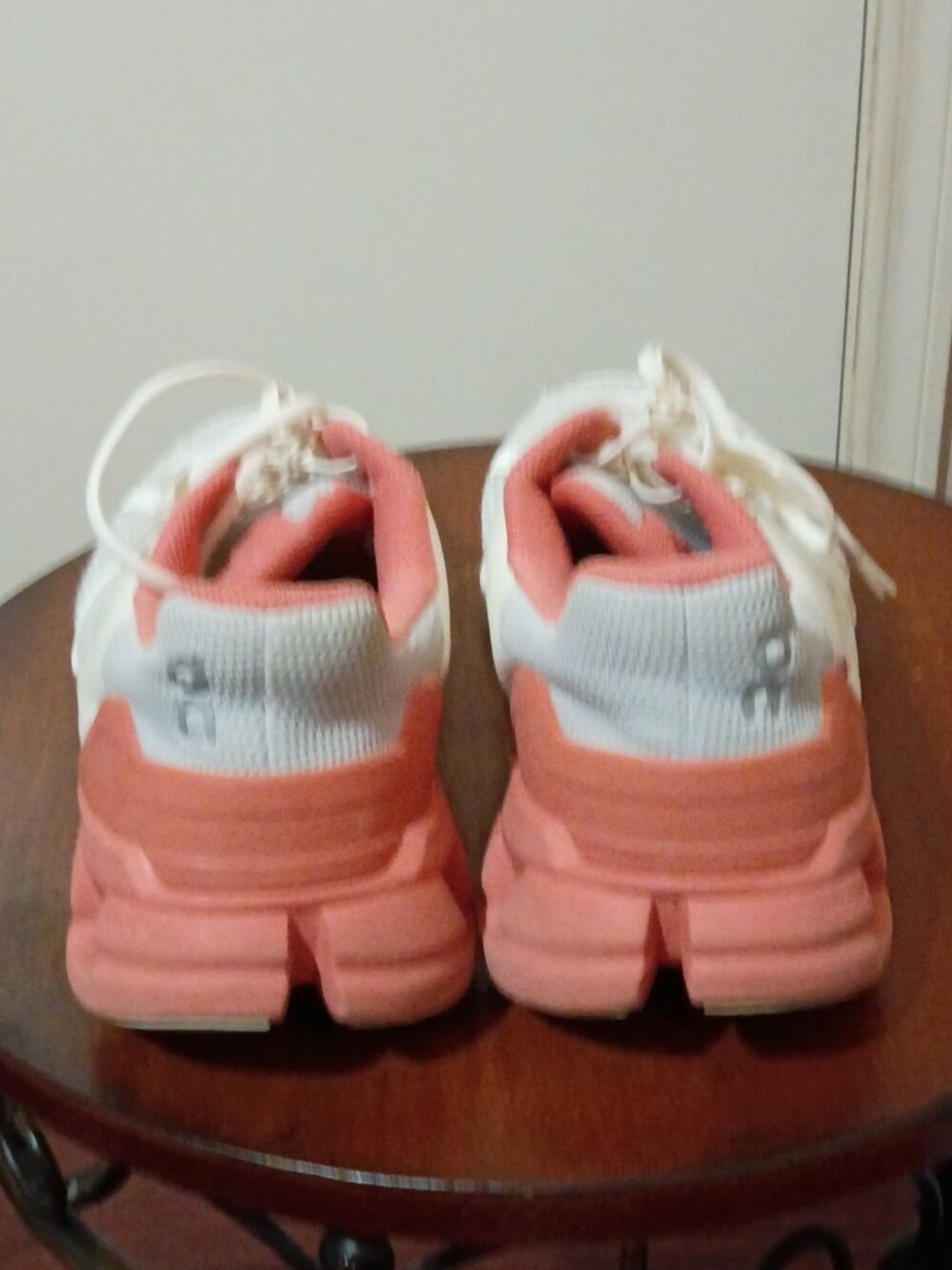 On Cloudflyer Women Running Shoes CloudTec White Coral 21.99626 Size 9.5 - Picture 10 of 14